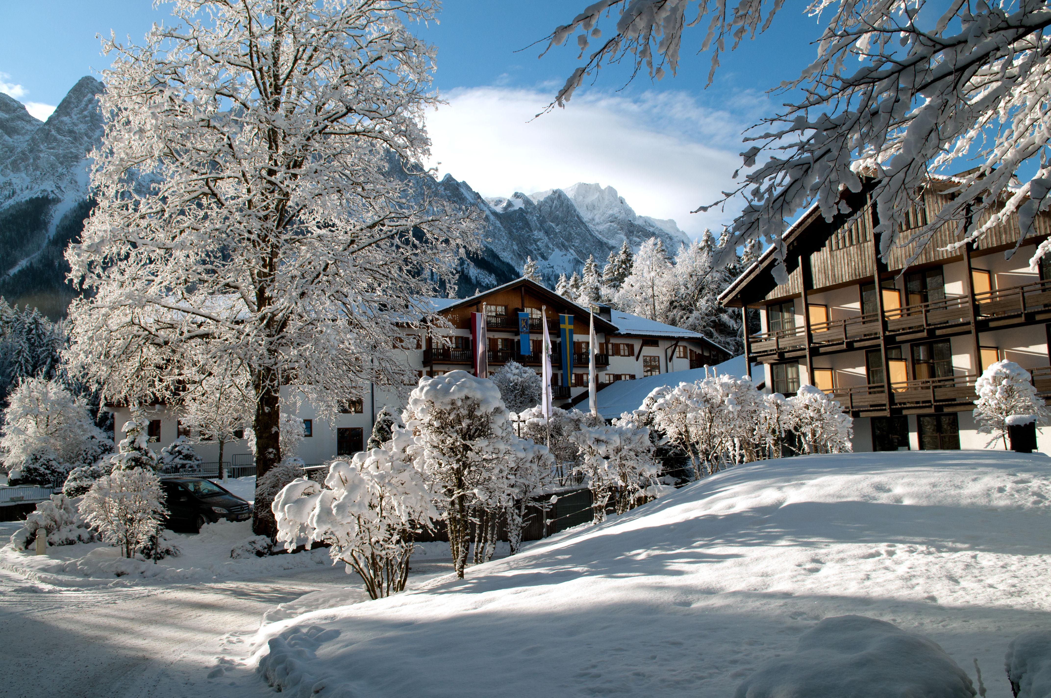 Hotel Am Badersee Grainau Exterior foto