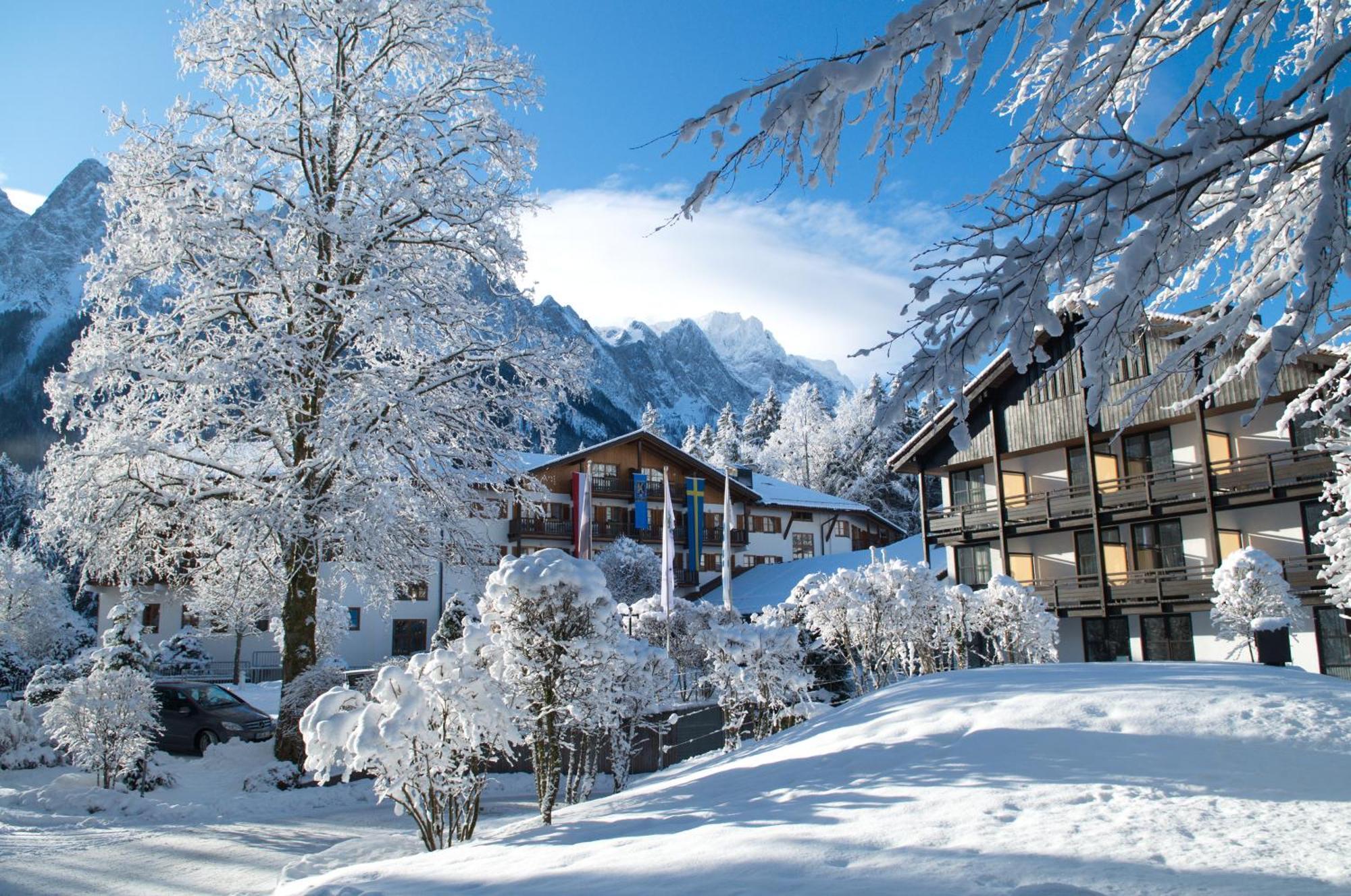 Hotel Am Badersee Grainau Exterior foto